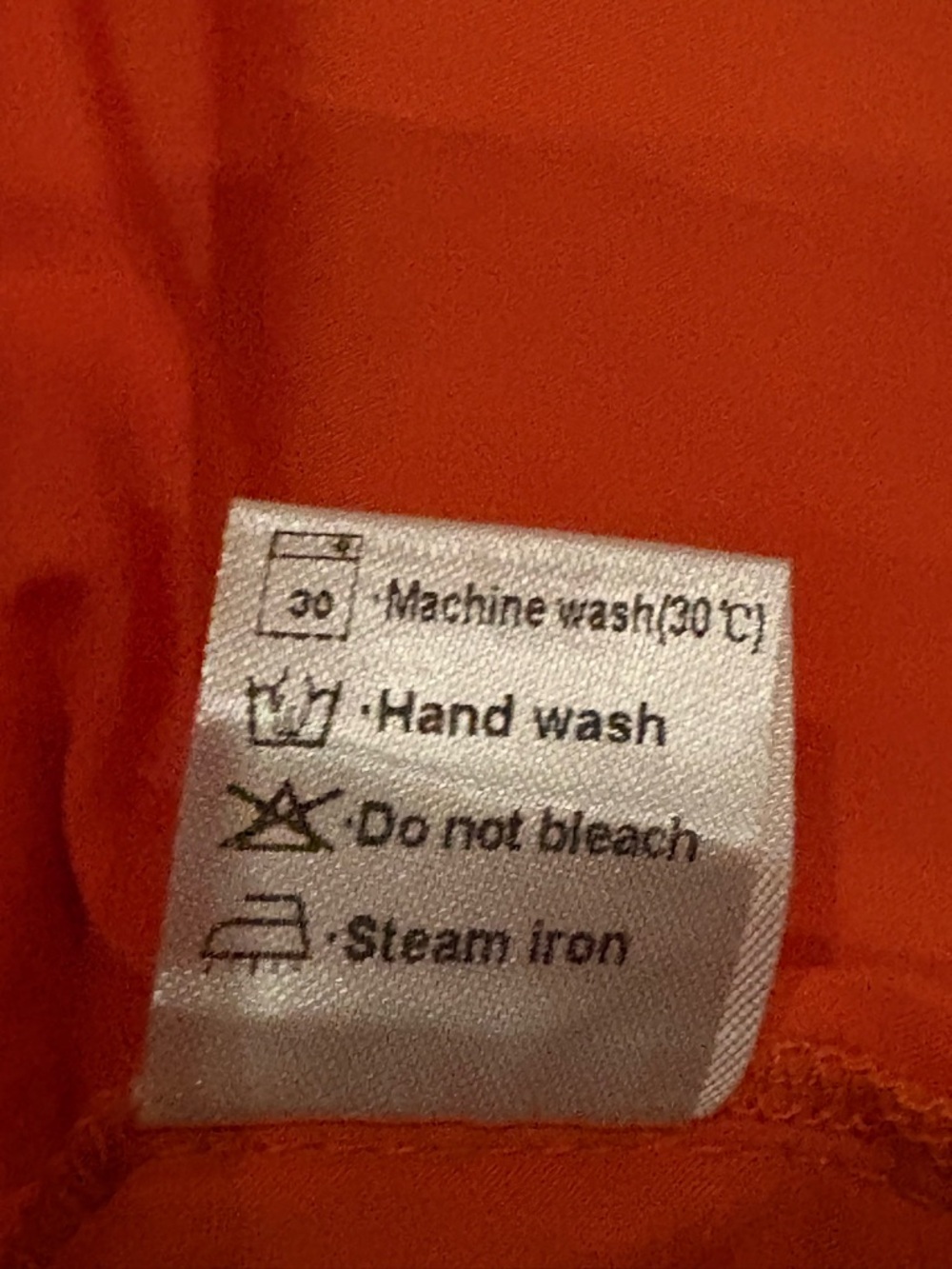 Elegant One-Shoulder Orange Midi Dress - Picture 5 of 5